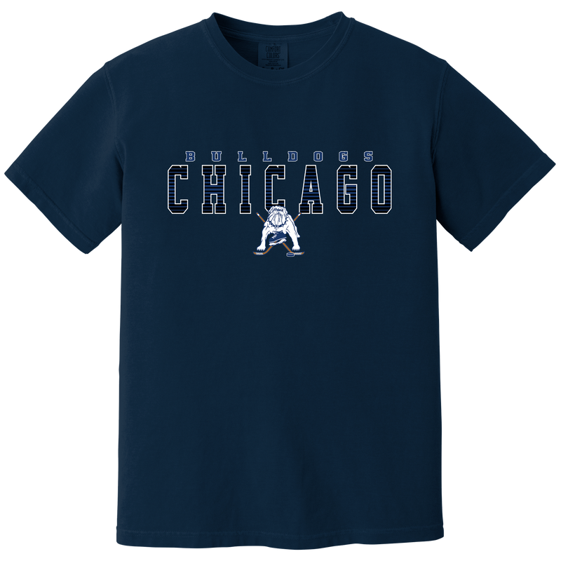 Chicago Bulldogs Heavyweight Ring Spun Tee