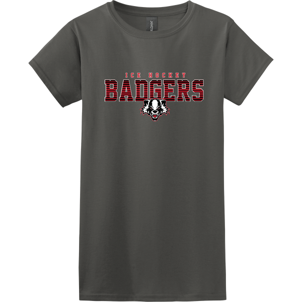 Scary Badgers Softstyle Ladies' T-Shirt