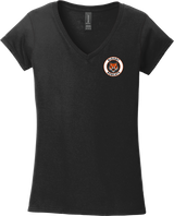 Biggby Bobcats Softstyle Ladies Fit V-Neck T-Shirt