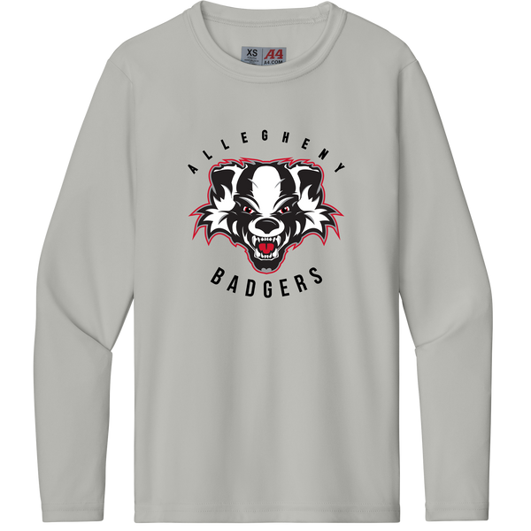 Scary Badgers Youth Cooling Performance Long Sleeve Tee