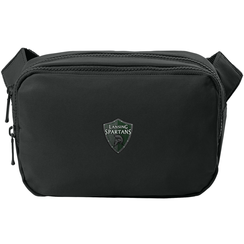 Lansing Spartans Matte Dual-Compartment Crossbody