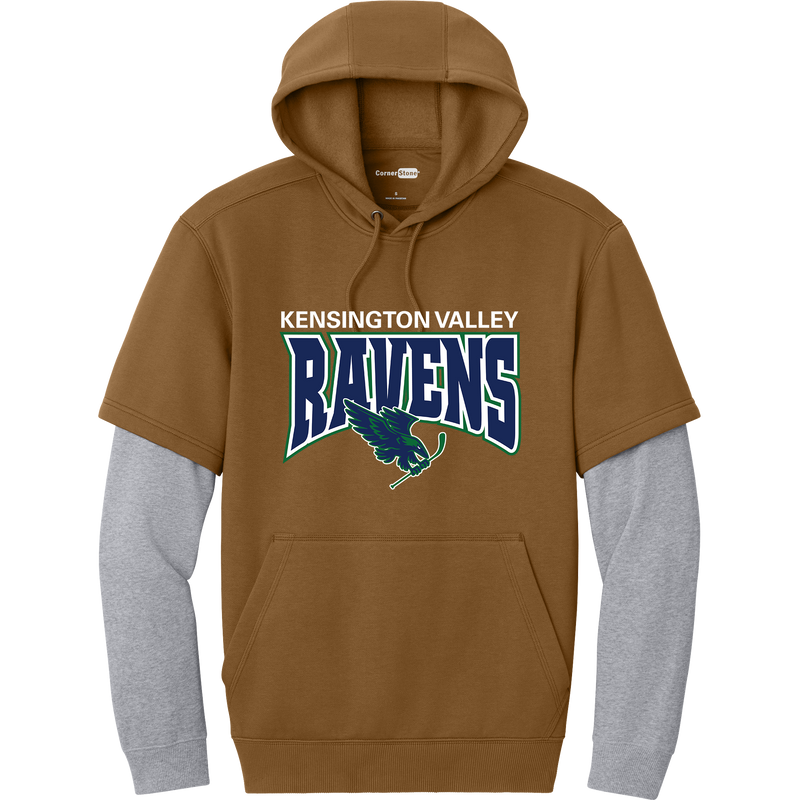 Kensington Valley Ravens Tough Fleece Layered Hoodie