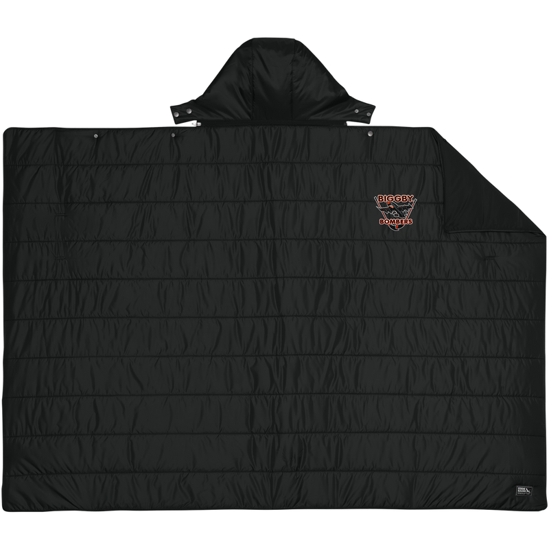 Biggby Bombers Eddie Bauer Puffy Camp Poncho