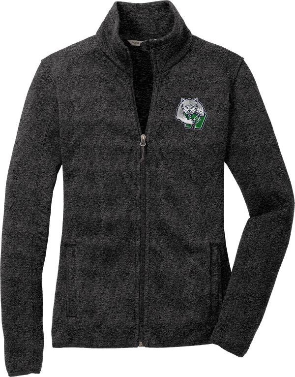 Woodbridge Wolfpack Ladies Sweater Fleece Jacket