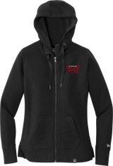 York Devils New Era Ladies French Terry Full-Zip Hoodie