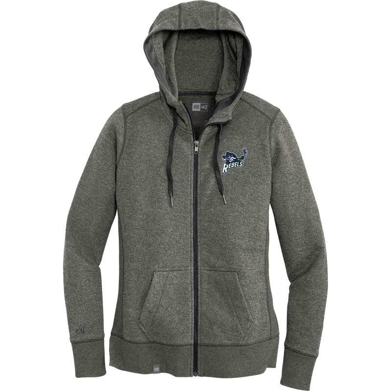 Kensington Valley Rebels New Era Ladies French Terry Full-Zip Hoodie