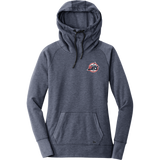 Metro Jets New Era Ladies Tri-Blend Fleece Pullover Hoodie