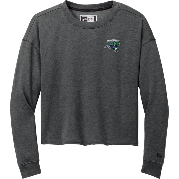 Kensington Valley Raiders New Era Ladies Tri-Blend Fleece Crop Crew