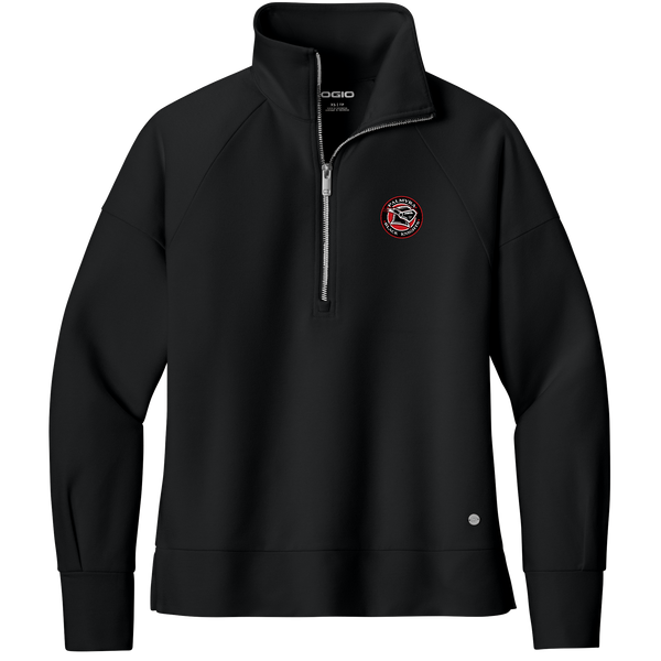 Palmyra Black Knights OGIO Women's Luuma 1/2-Zip