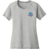 Florida Surge Ladies PosiCharge Tri-Blend Wicking Scoop Neck Raglan Tee
