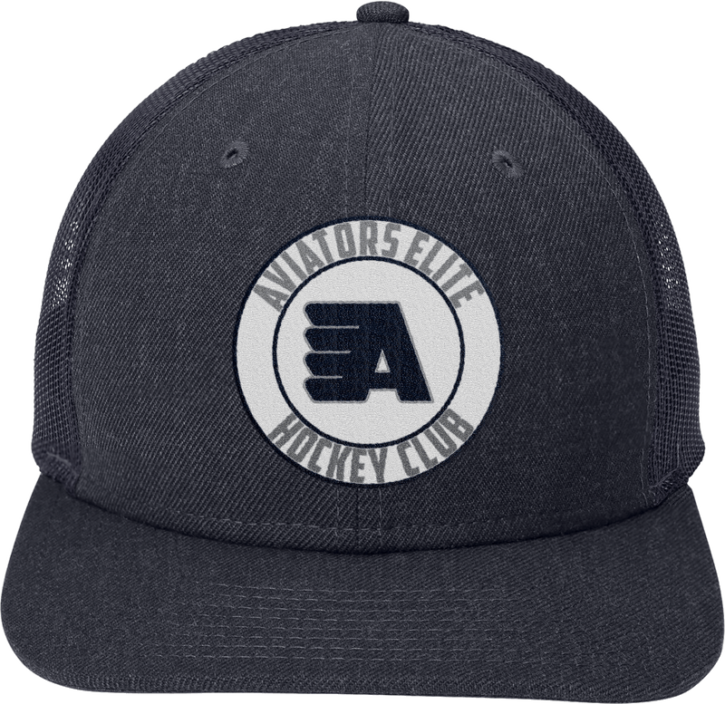 Aspen Aviators New Era Snapback Low Profile Trucker Cap