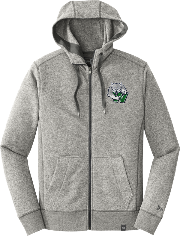 Woodbridge Wolfpack New Era French Terry Full-Zip Hoodie