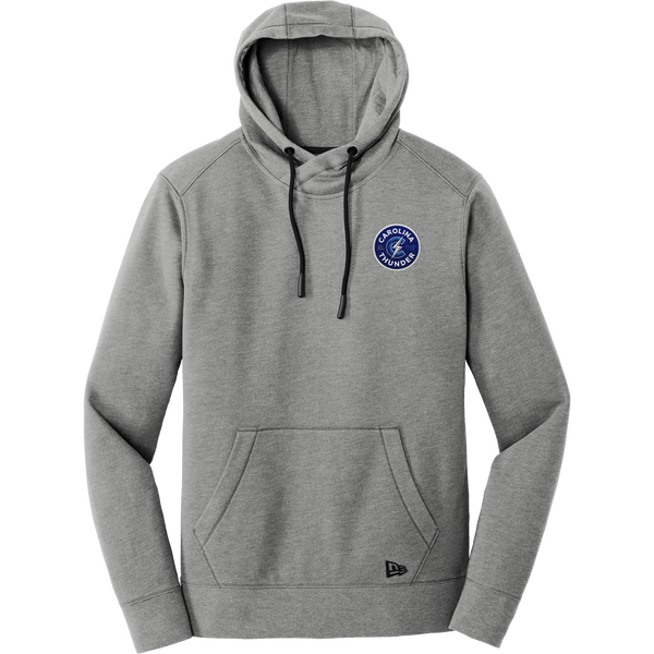 Carolina Thunder New Era Tri-Blend Fleece Pullover Hoodie