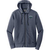 Kensington Valley Raiders New Era Tri-Blend Fleece Full-Zip Hoodie