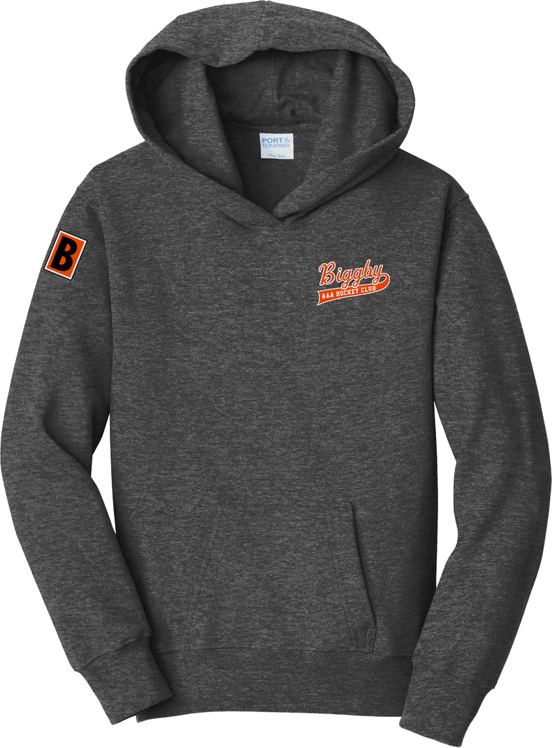 Biggby Coffee AAA Youth Fan Favorite Fleece Pullover Hooded Sweatshirt