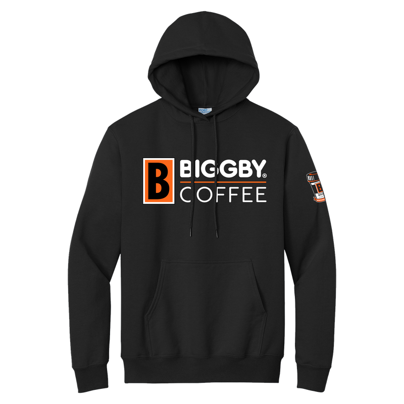 Biggby Coffee AAA Essential Fleece Pullover Hooded Sweatshirt
