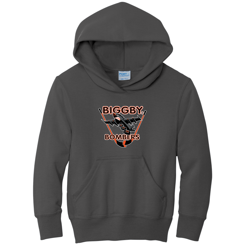 Biggby Bombers Youth Core Fleece Pullover Hooded Sweatshirt