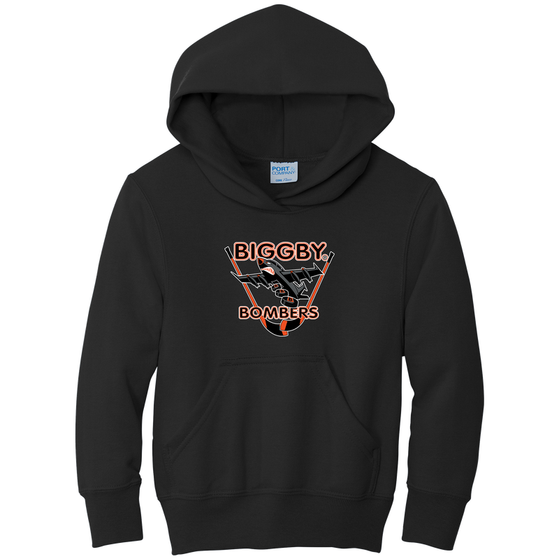 Biggby Bombers Youth Core Fleece Pullover Hooded Sweatshirt