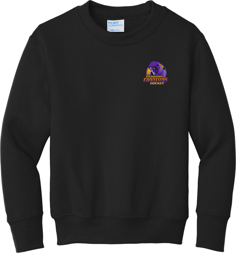 Youngstown Phantoms Youth Core Fleece Crewneck Sweatshirt