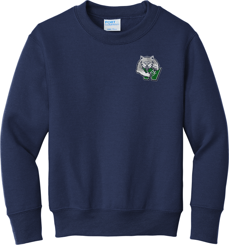 Woodbridge Wolfpack Youth Core Fleece Crewneck Sweatshirt