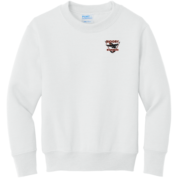 Biggby Bombers Youth Core Fleece Crewneck Sweatshirt