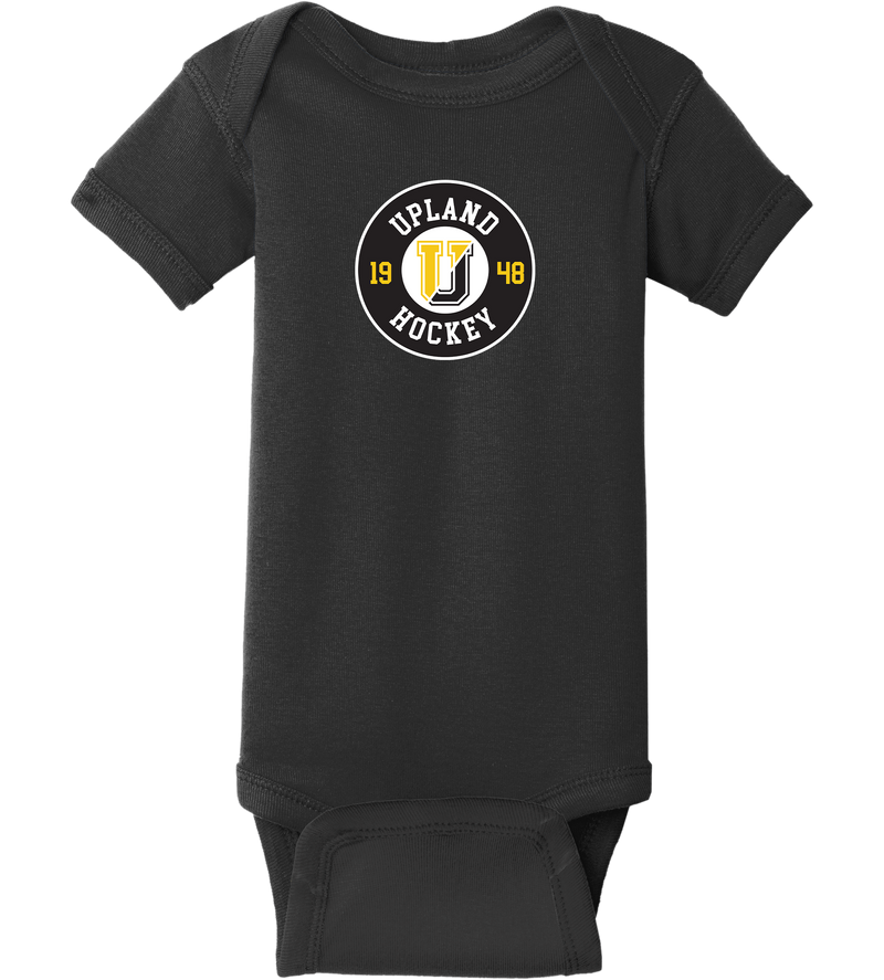 Upland Hockey Infant Short Sleeve Baby Rib Bodysuit