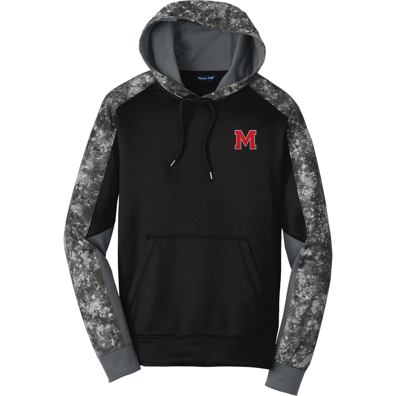 Mount St. Charles Sport-Wick Mineral Freeze Fleece Colorblock Hooded Pullover
