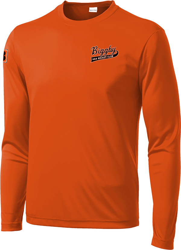 Biggby Coffee AAA Long Sleeve PosiCharge Competitor Tee