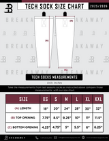 Seacoast Spartans Sublimated Tech Socks