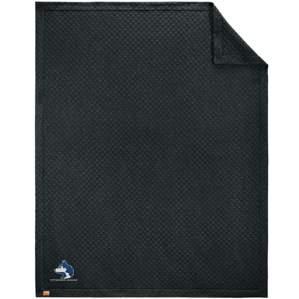 Pittsburgh Huskies TravisMathew Diamond Quilt Blanket