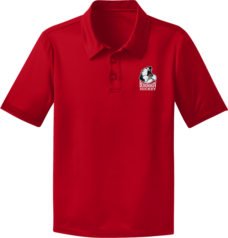 Berdnikov Bears Youth Silk Touch Performance Polo