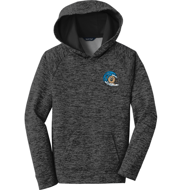 BagelEddi's Youth PosiCharge Electric Heather Fleece Hooded Pullover