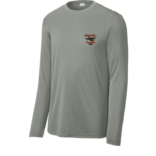Biggby Bombers Youth Long Sleeve PosiCharge Competitor Tee