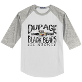 Dupage Black Bears Youth Colorblock Raglan Jersey