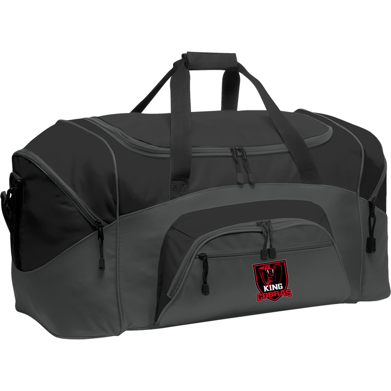 King Cobras Standard Colorblock Sport Duffel