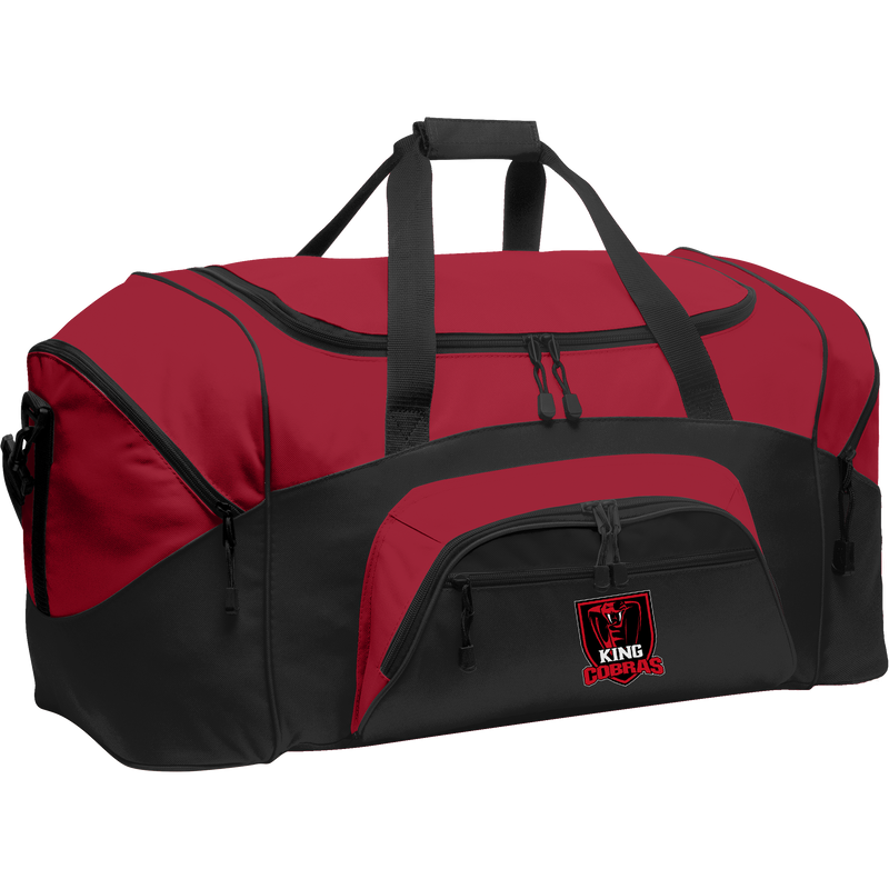 King Cobras Standard Colorblock Sport Duffel